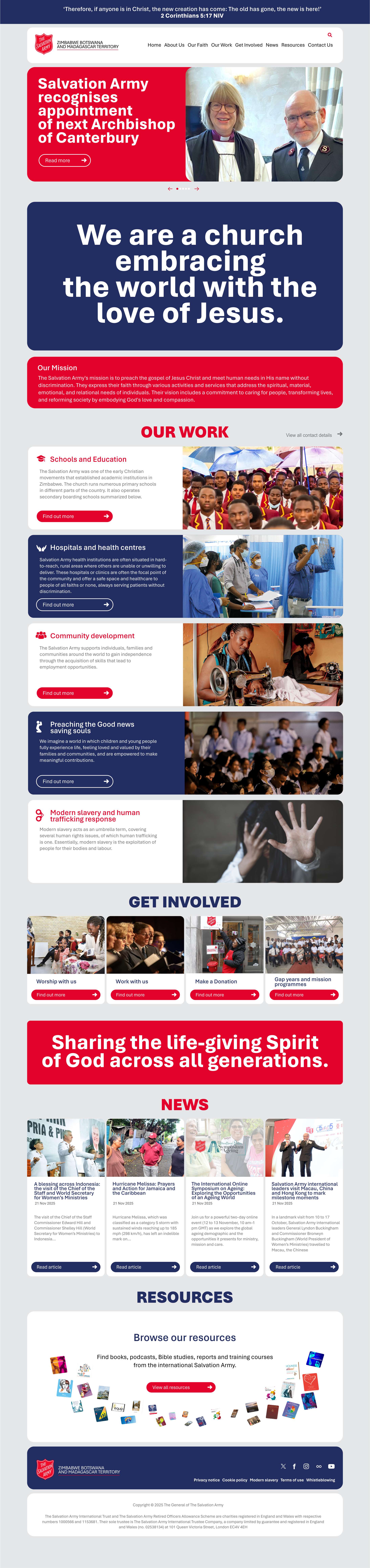 Website mockup